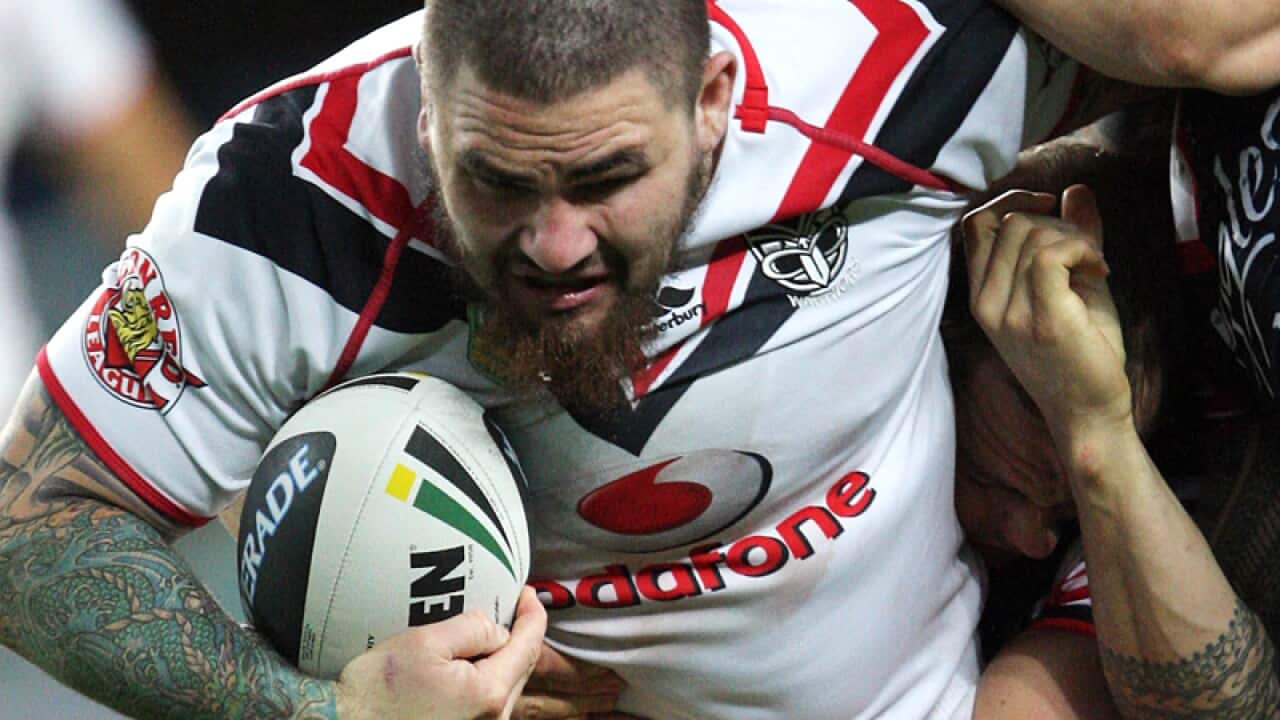 Russell Packer in action for the Warriors