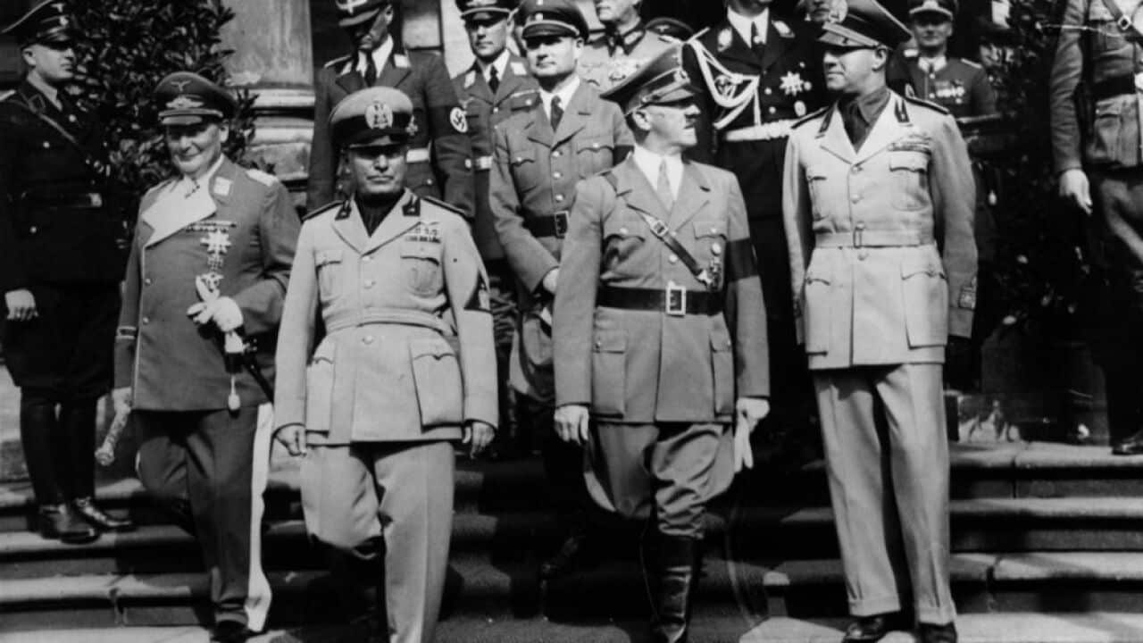 Mussolini Hitler