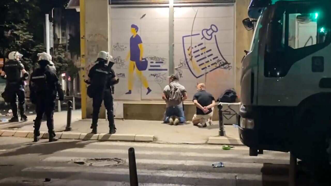 Serbia: Protest in Belgrade, Serbia