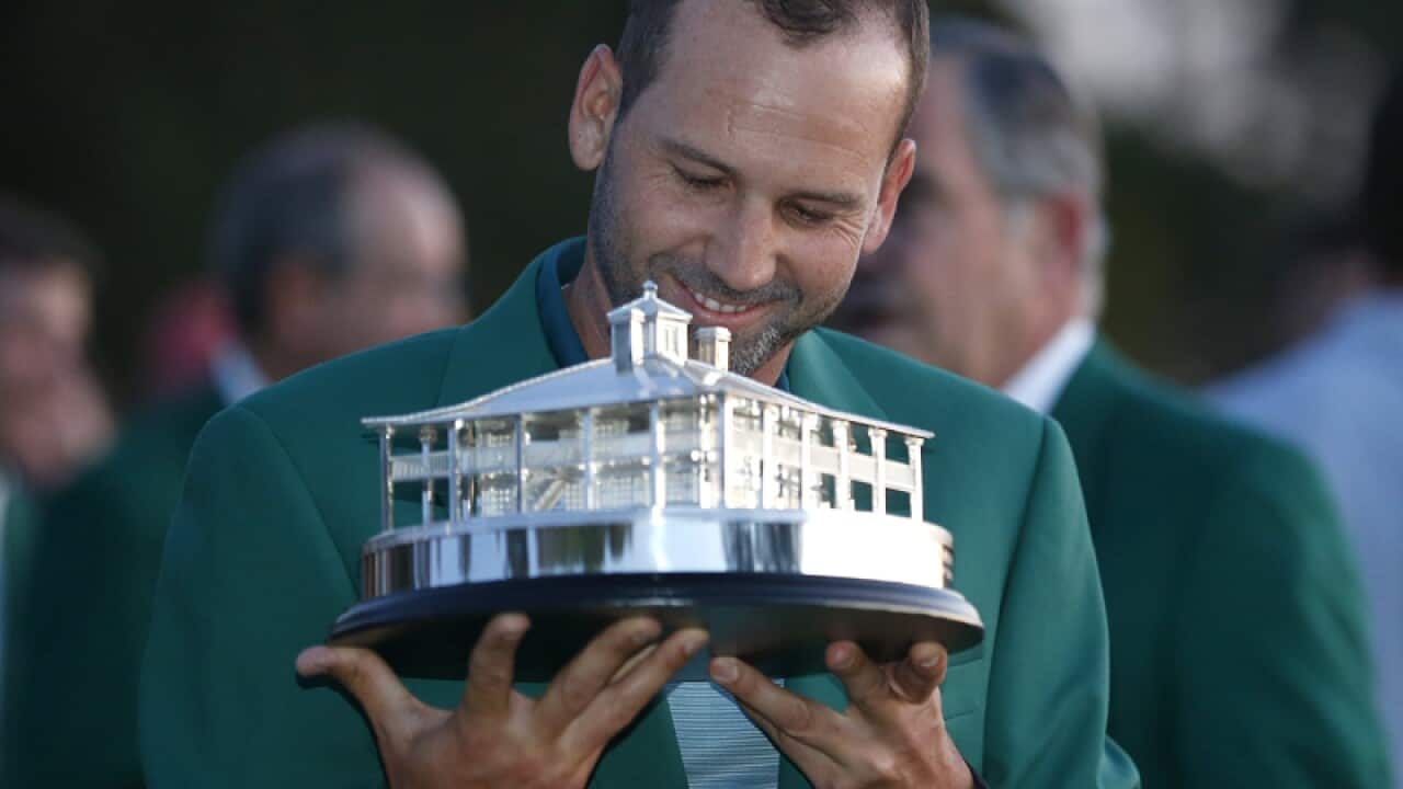 Spanish golfer Sergio Garcia