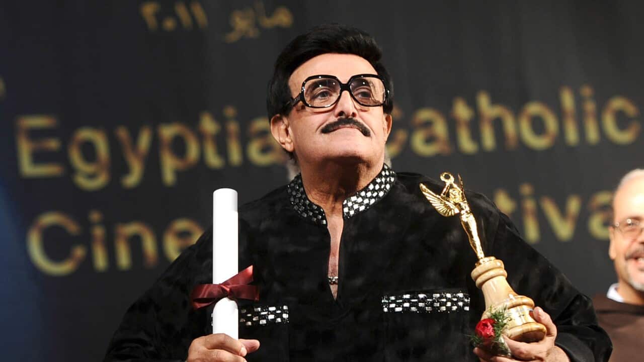 The Egyptian comedian Samir Ghanem died at a hospital in Cairo at 84.