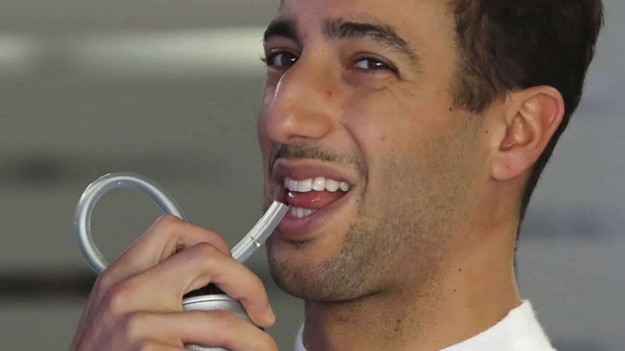 Red Bull driver Daniel Ricciardo of Australia