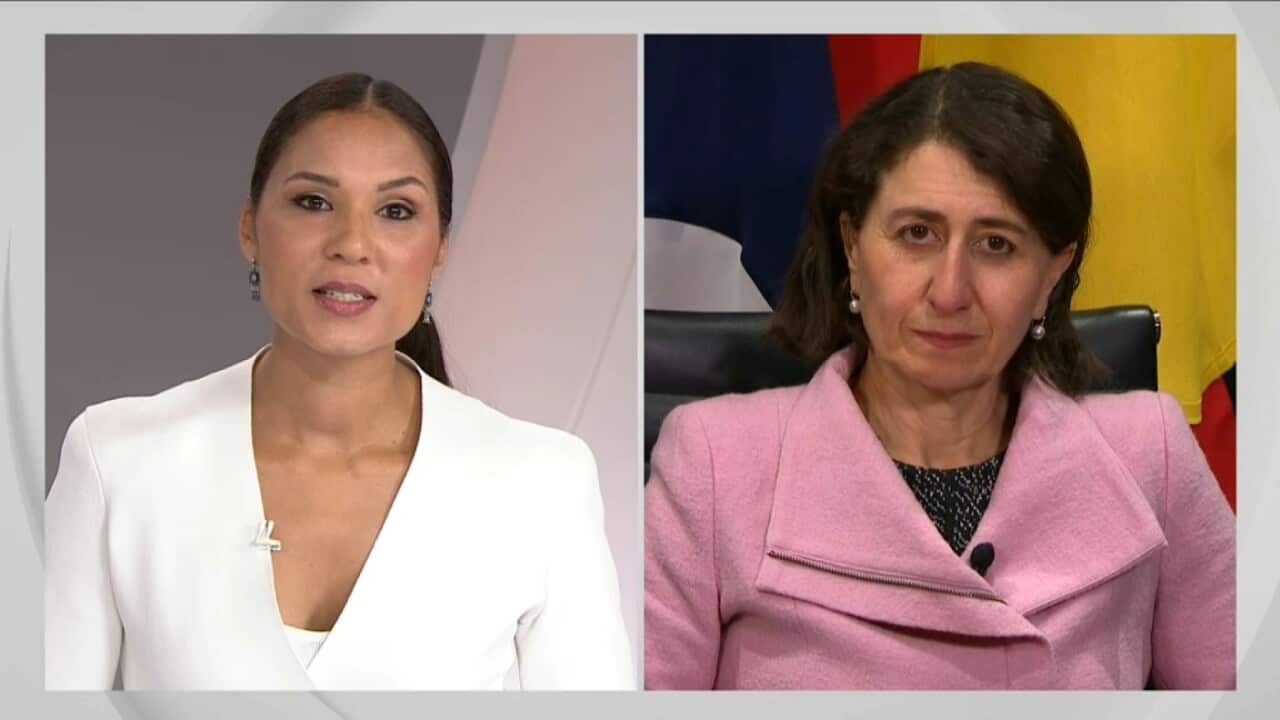 Janice Petersen speaks to Gladys Berejiklian