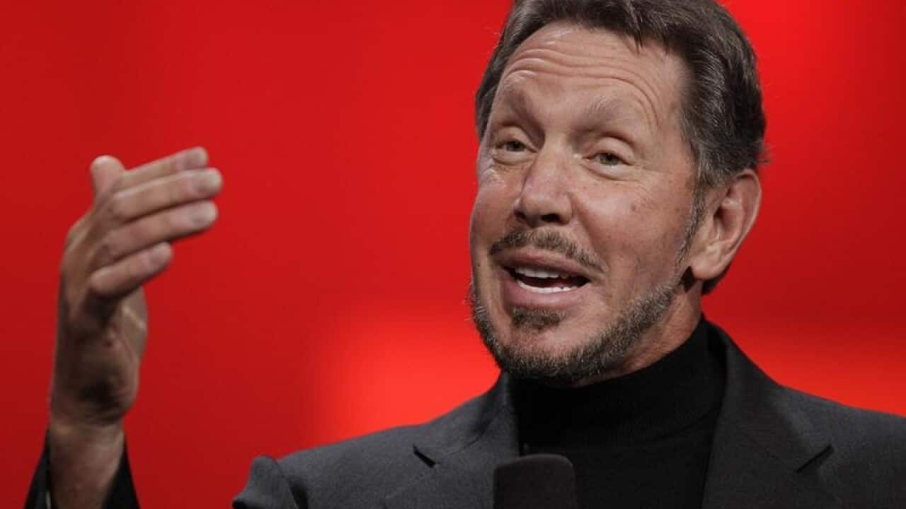 A file image of Larry Ellison