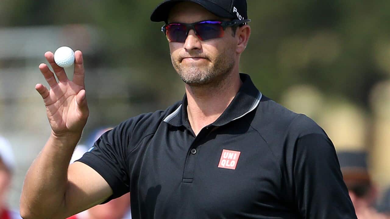 Australian golfer Adam Scott