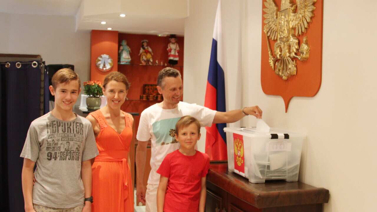 Russia's presidential elections, Sydney, 2018