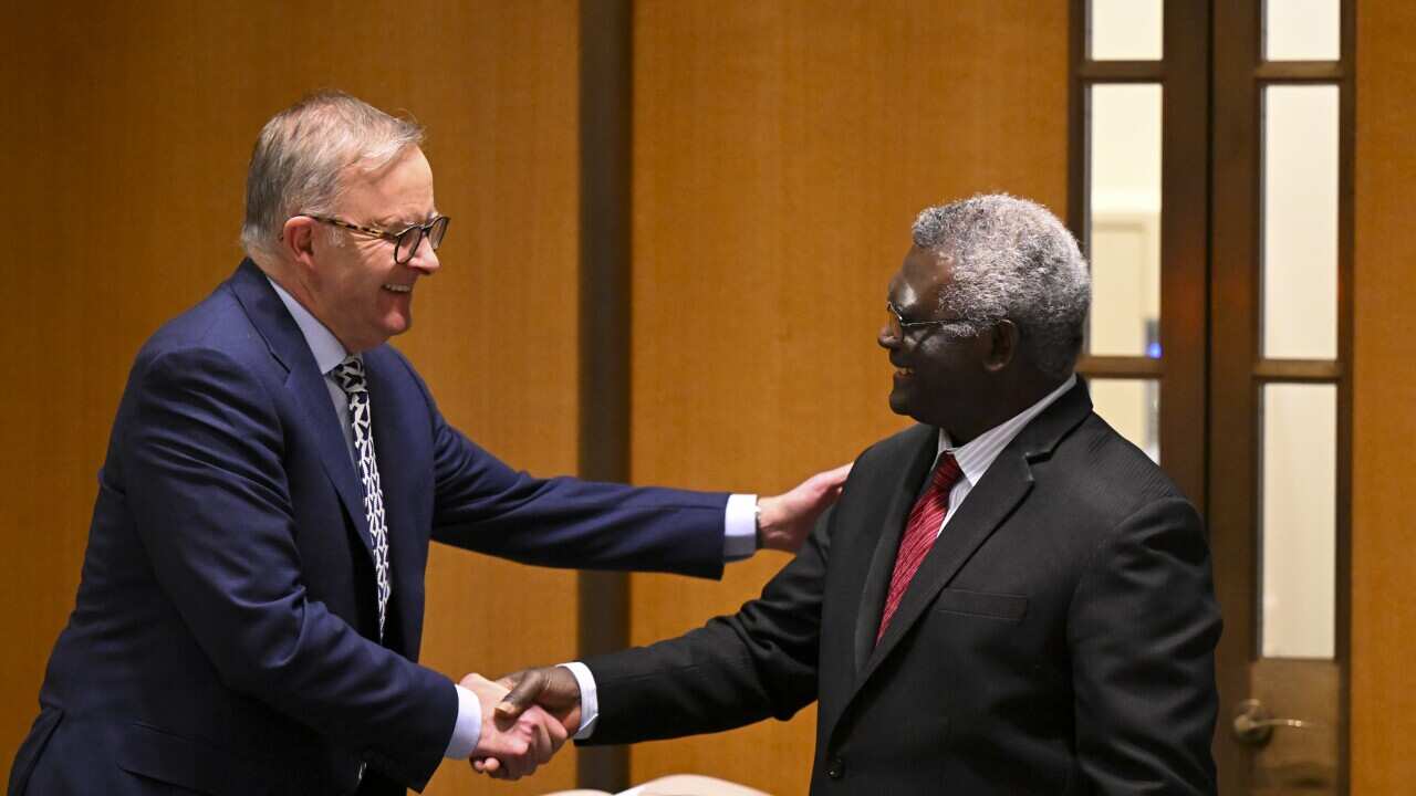 MANASSEH SOGAVARE AUSTRALIA VISIT