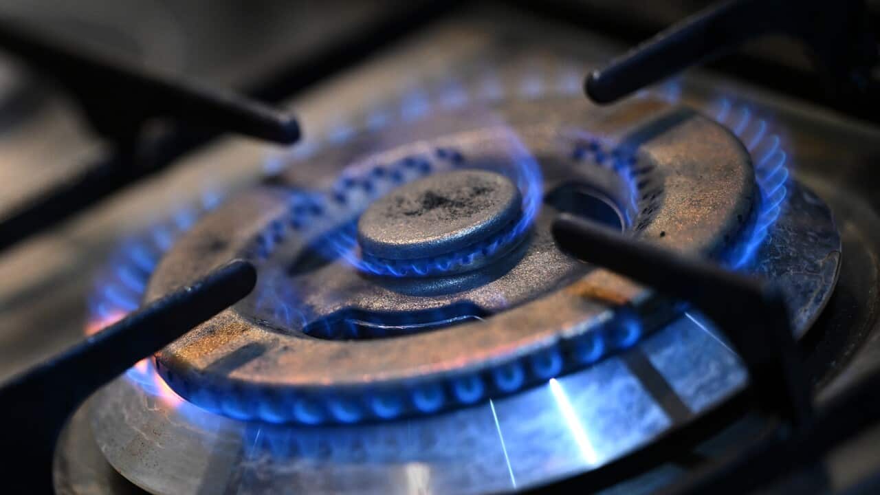 A gas hotplate