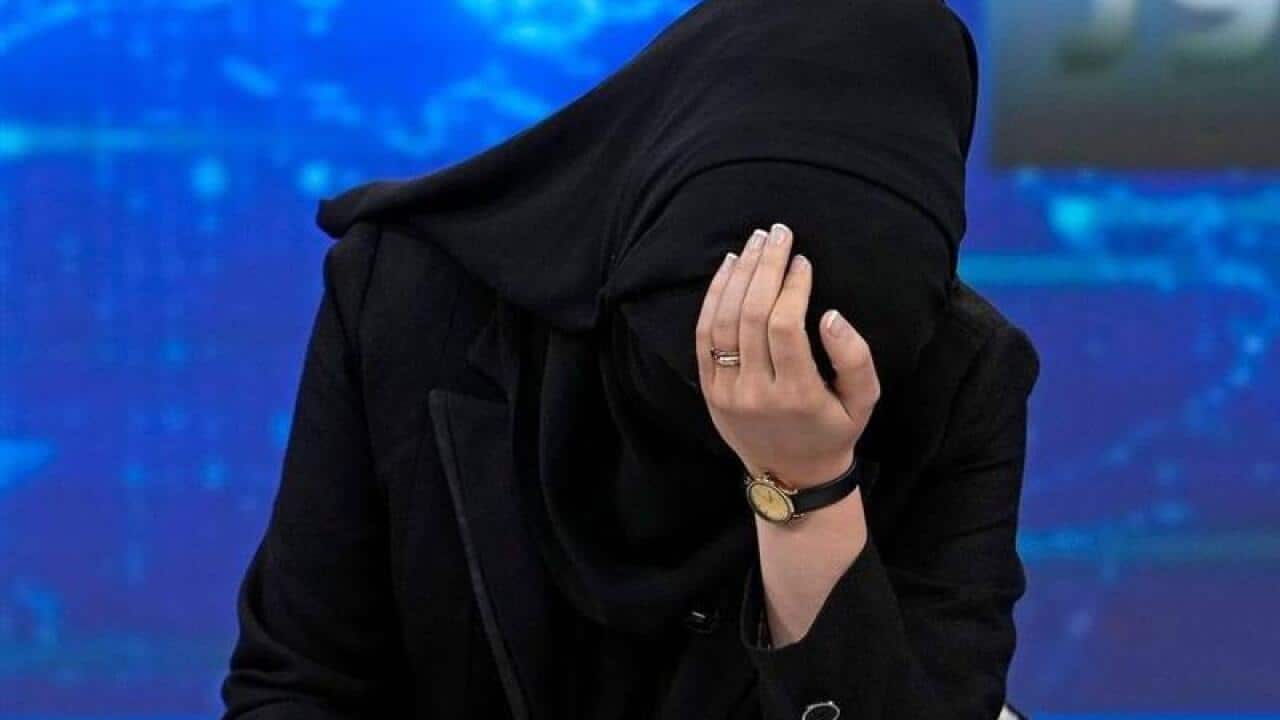 Female TV journalists and broadcasters are being forced to wear full face coverings by the Taliban.