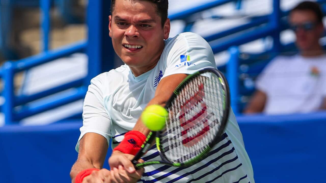 Milos Raonic of Canada