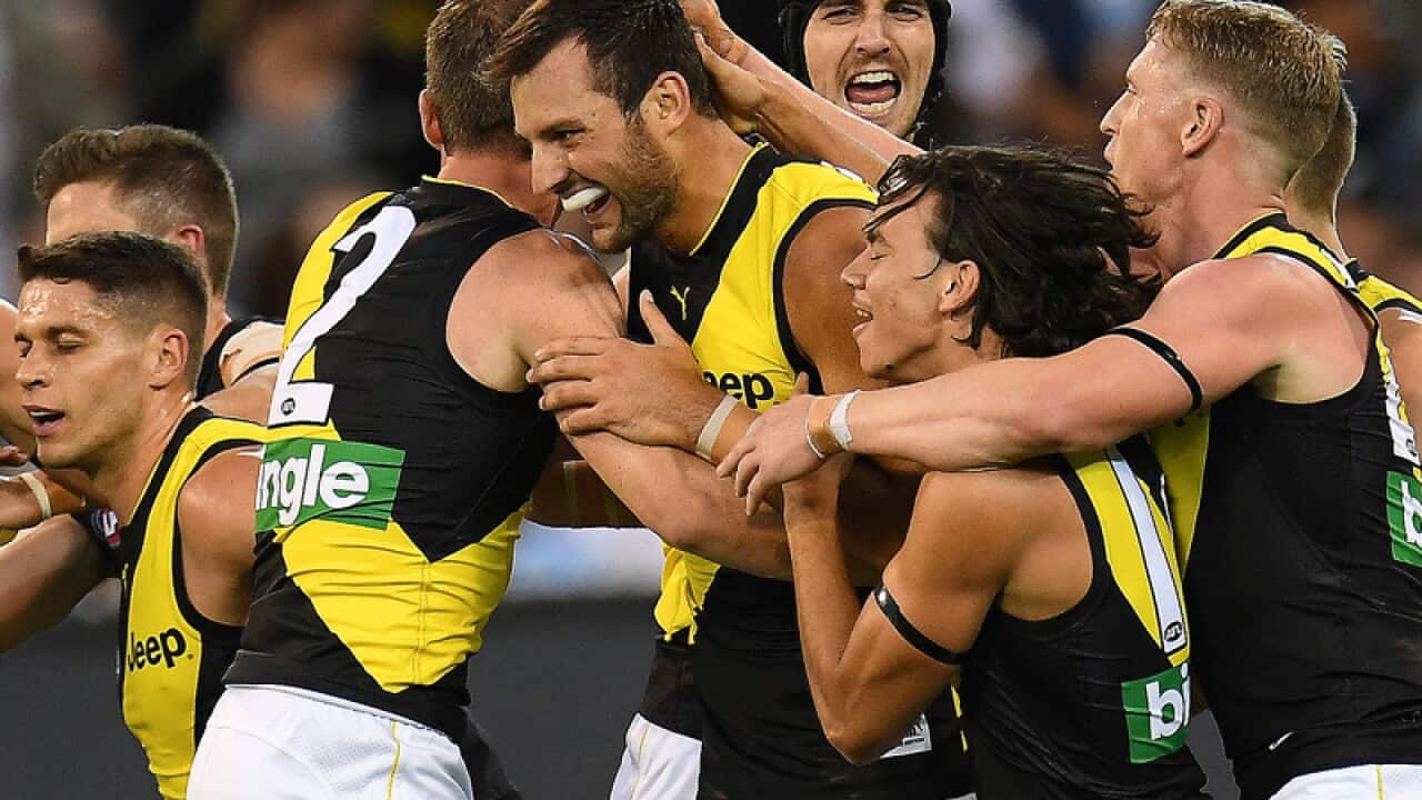 Tigers players react