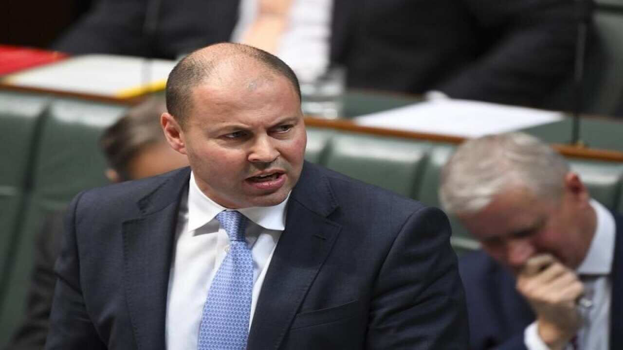 A file image of Treasurer Josh Frydenberg