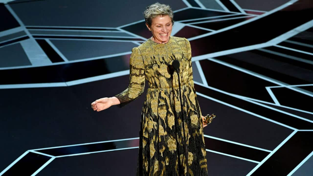 Frances McDormand wins Best Actress for Three Billboards Outside Ebbing Missouri