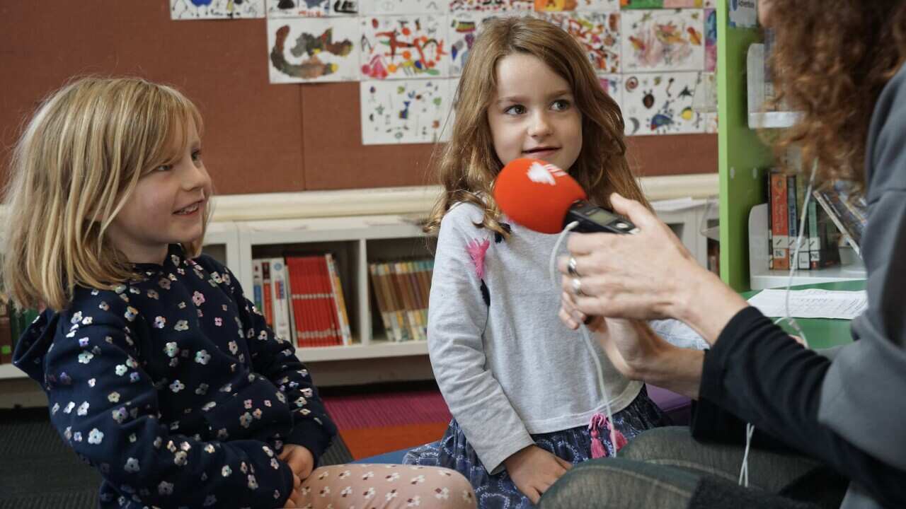 Amy and April at Brunswick South Primary School
