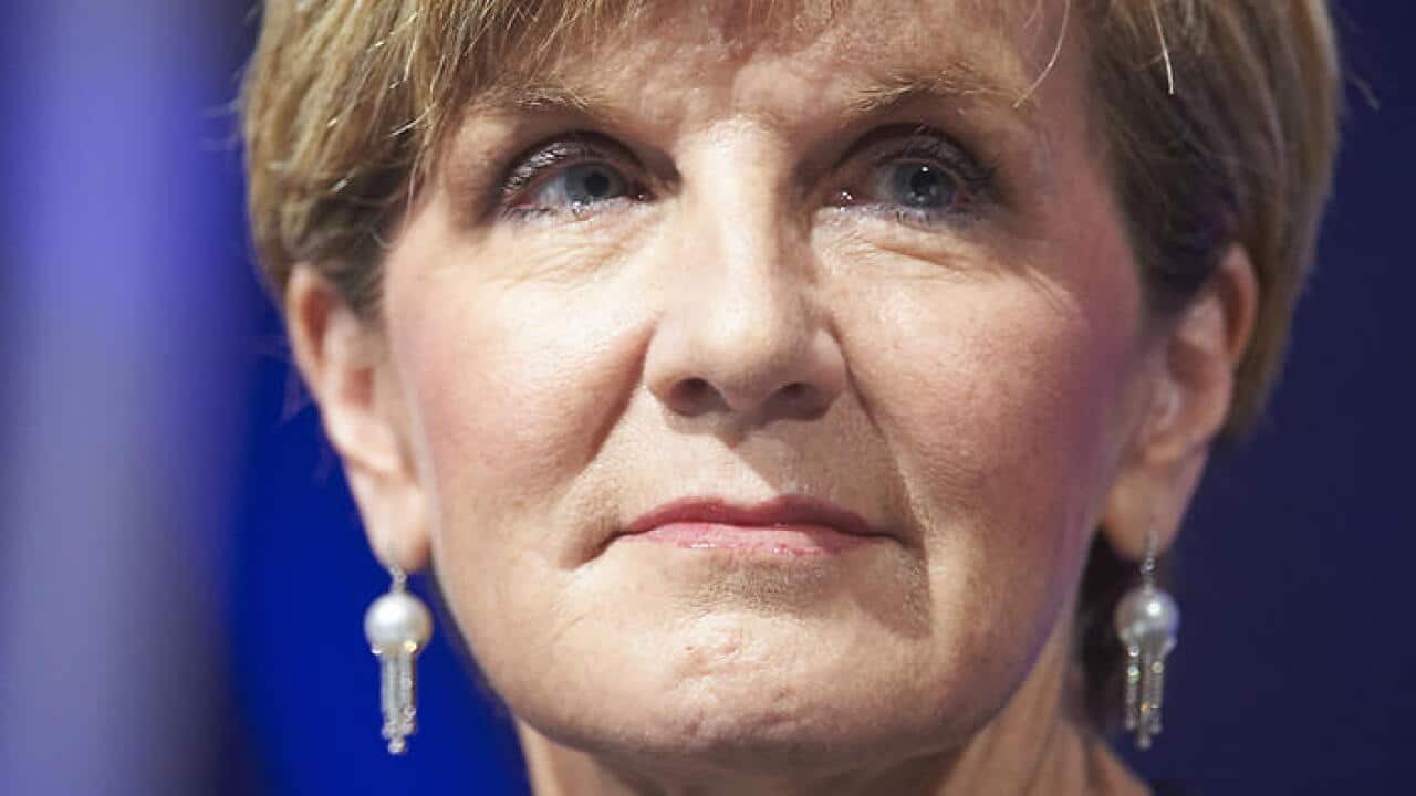 Foreign Minister Julie Bishop