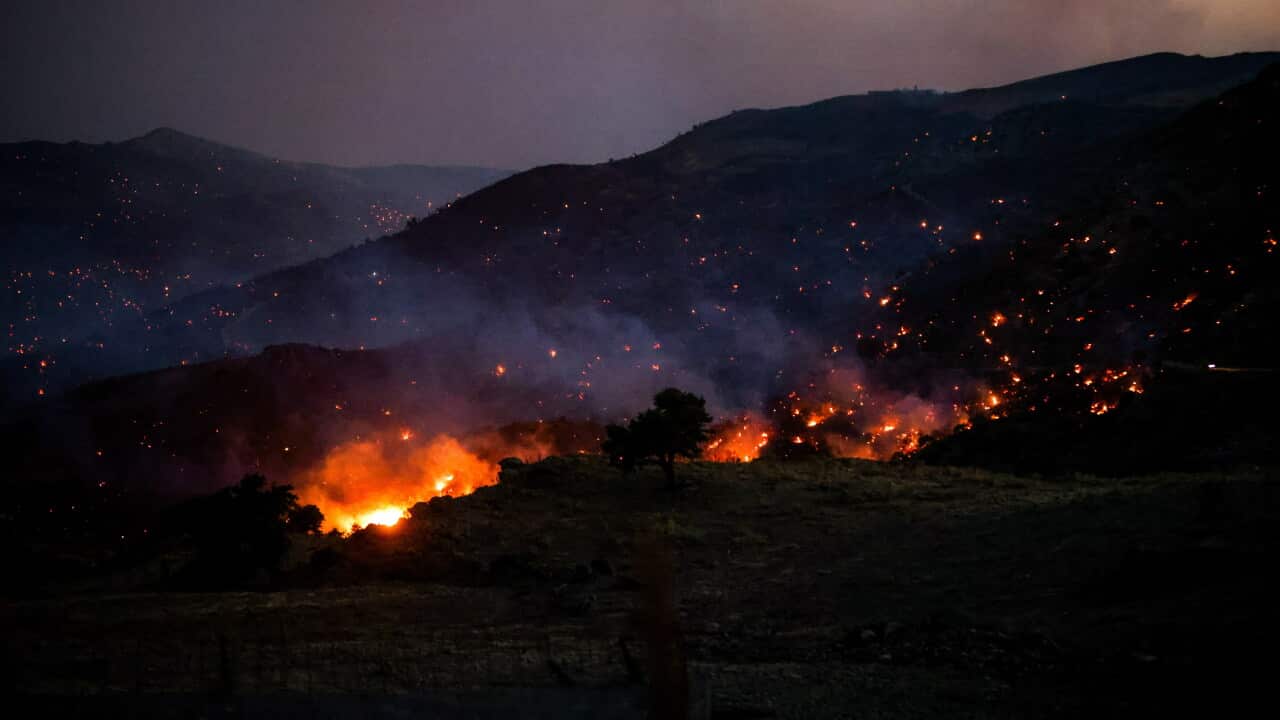 GREECE-CRETE-WILDFIRE-FIREFIGHTERS