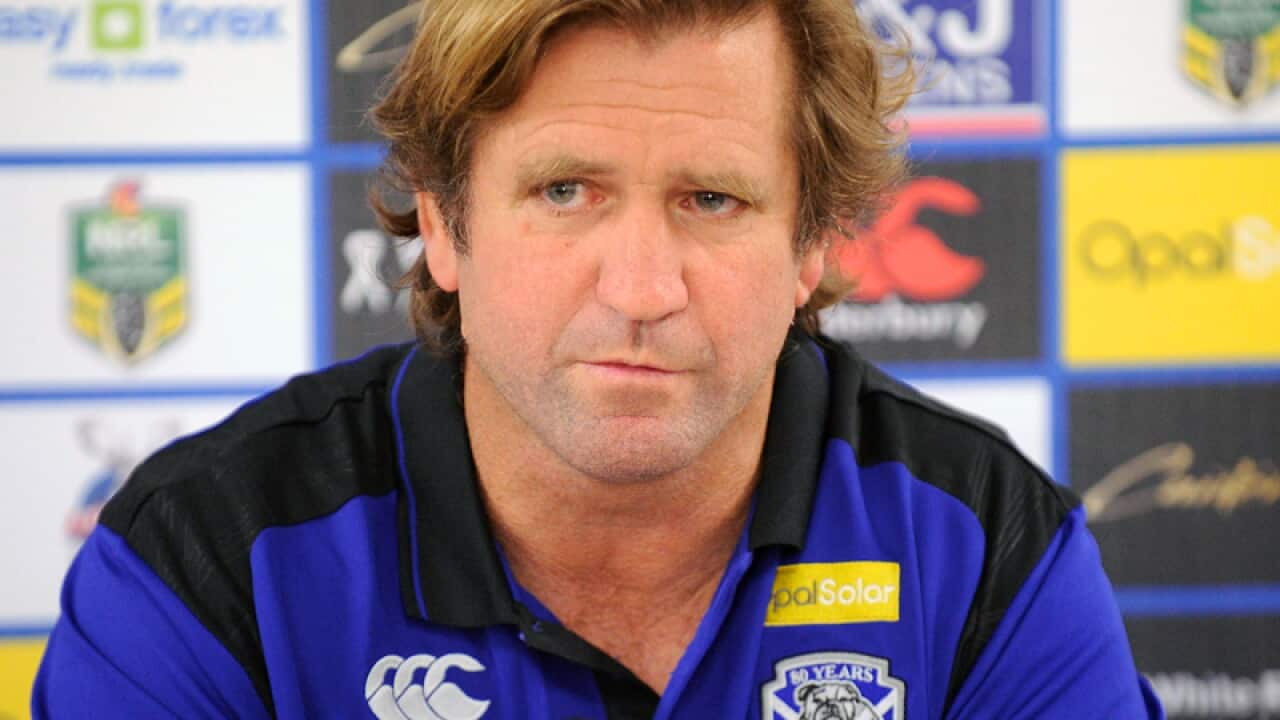 Bulldogs coach Des Hasler