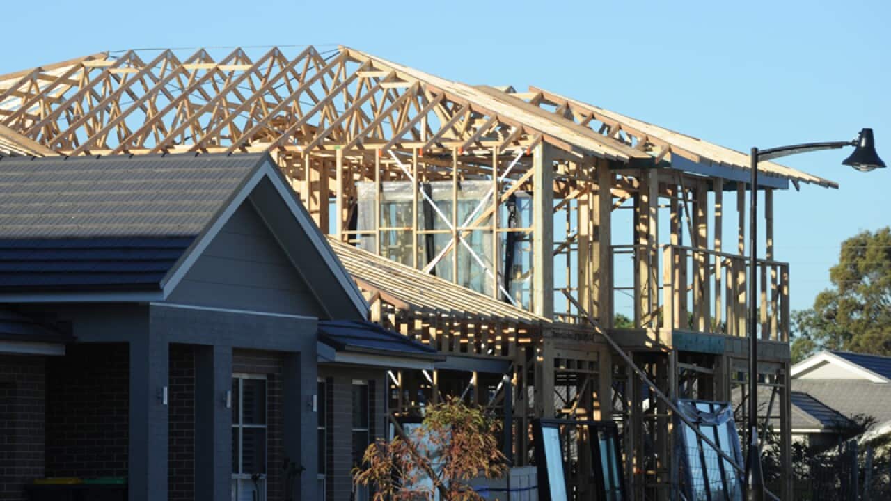 New housing construction in Sydney