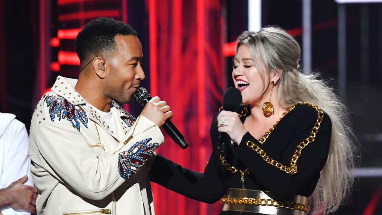John Legend and Kelly Clarkson