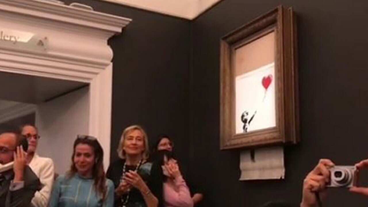 Undated screengrab from a video posted on Banky's instagram account.