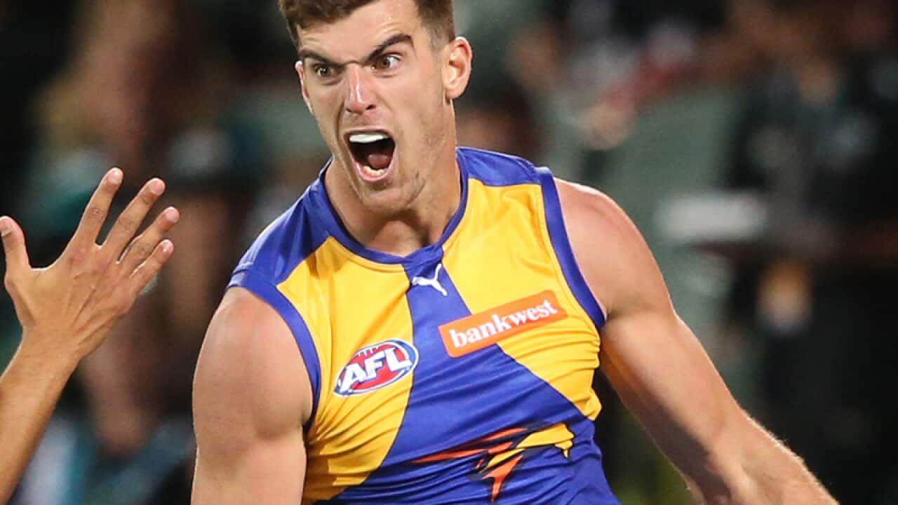 Scott Lycett of the Eagles