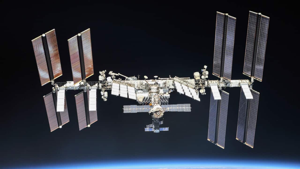 The International Space Station.