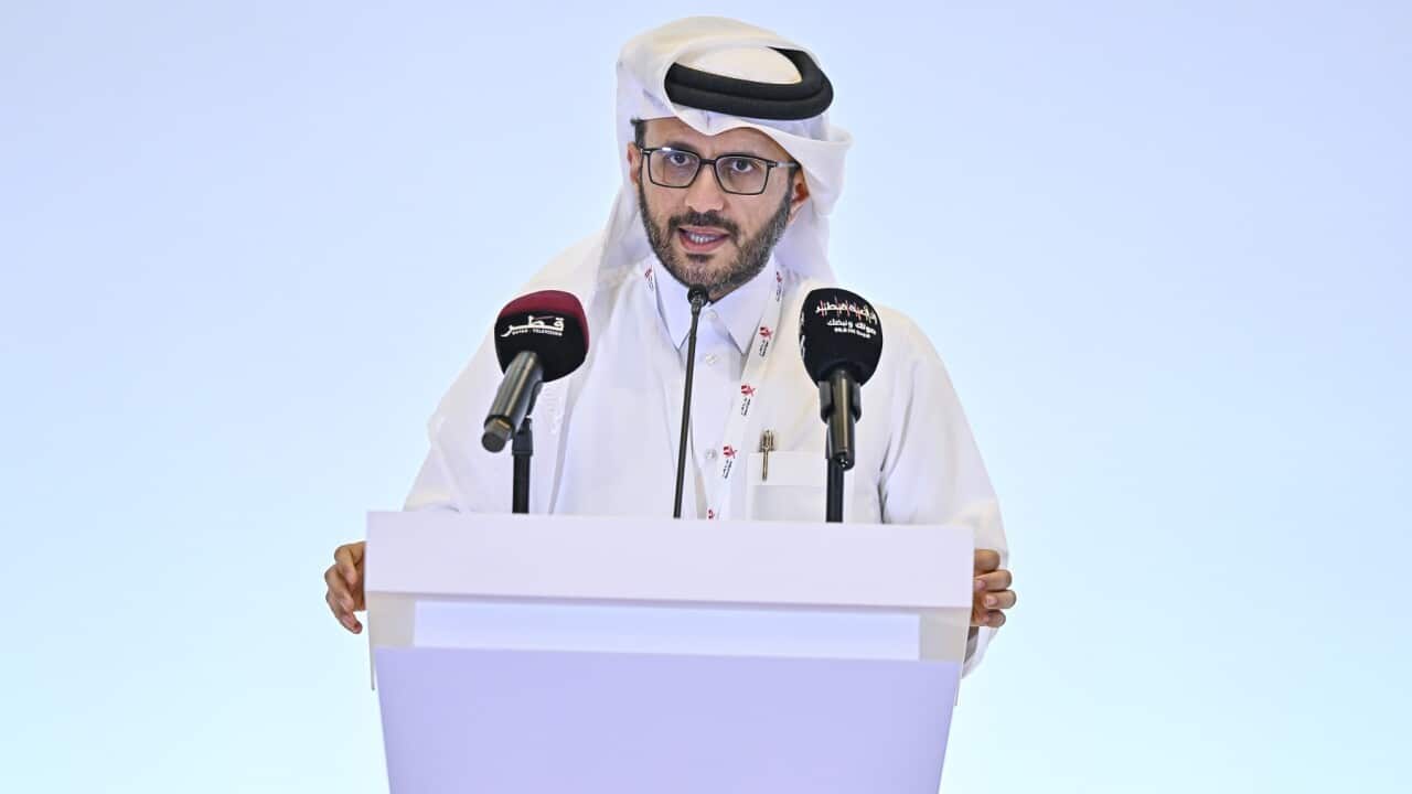 Qatar Foreign Ministry spokesman Majed al-Ansari (AAP)