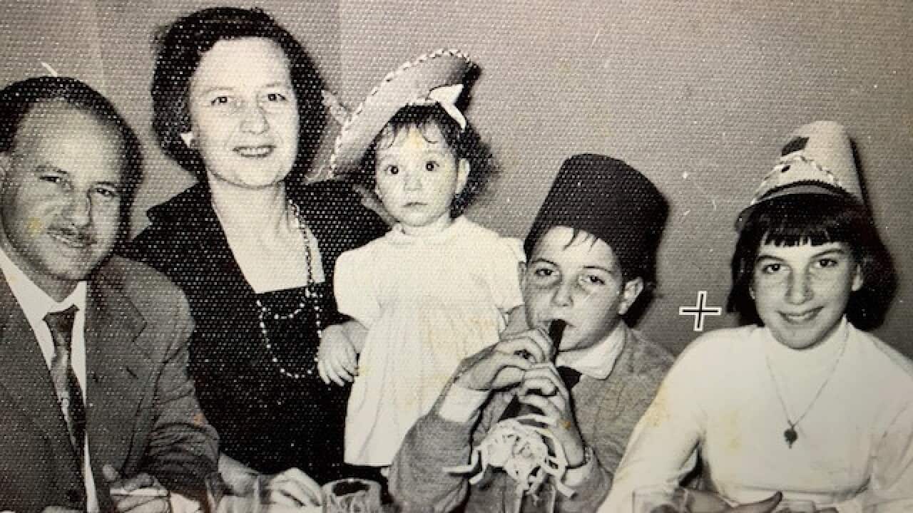 Rita Fioretto's family in 1955.