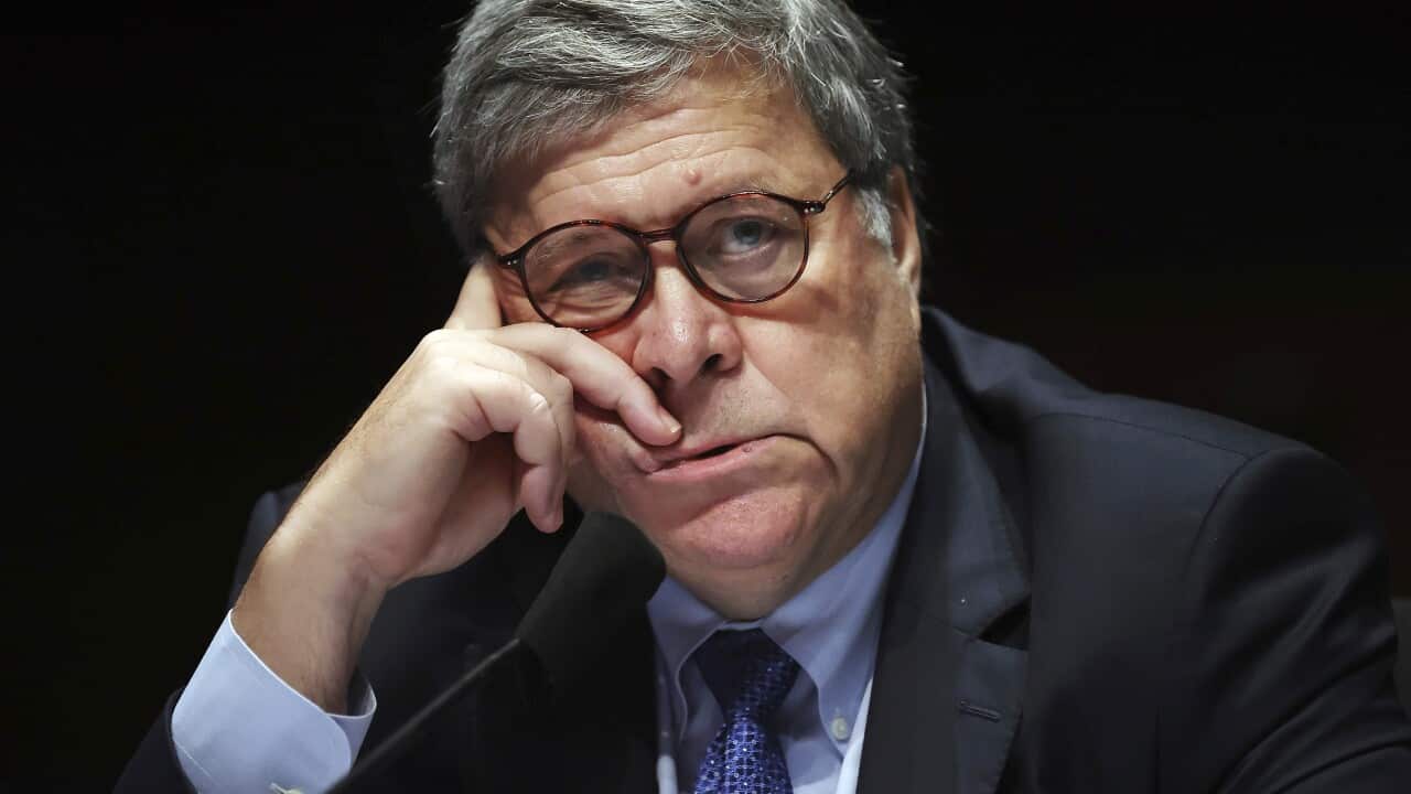 Attorney General William Barr testifies before the House Judiciary Committeeat the US Capitol Visitors Center 28 July, 2020 in Washington, DC.