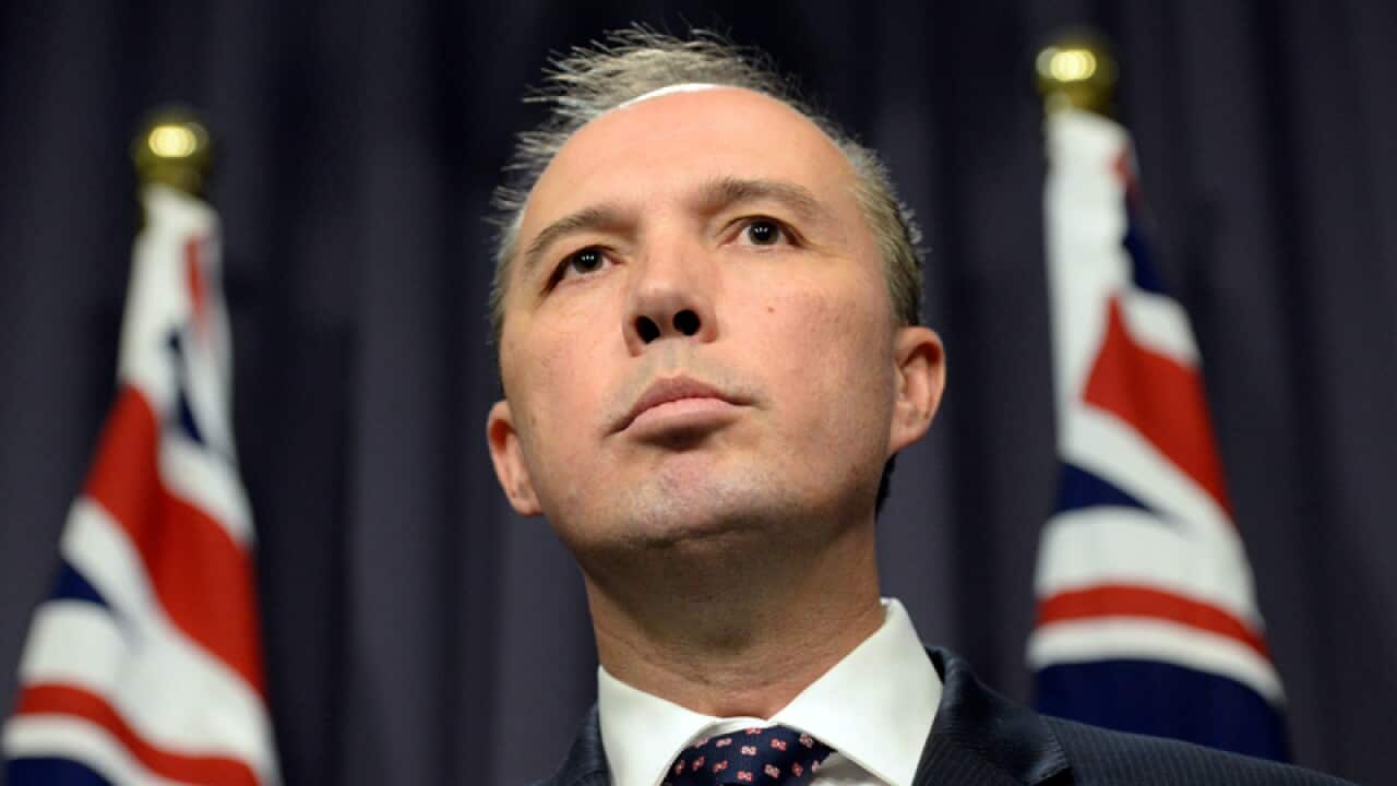 Federal Immigration and Border Protection Minister Peter Dutton.