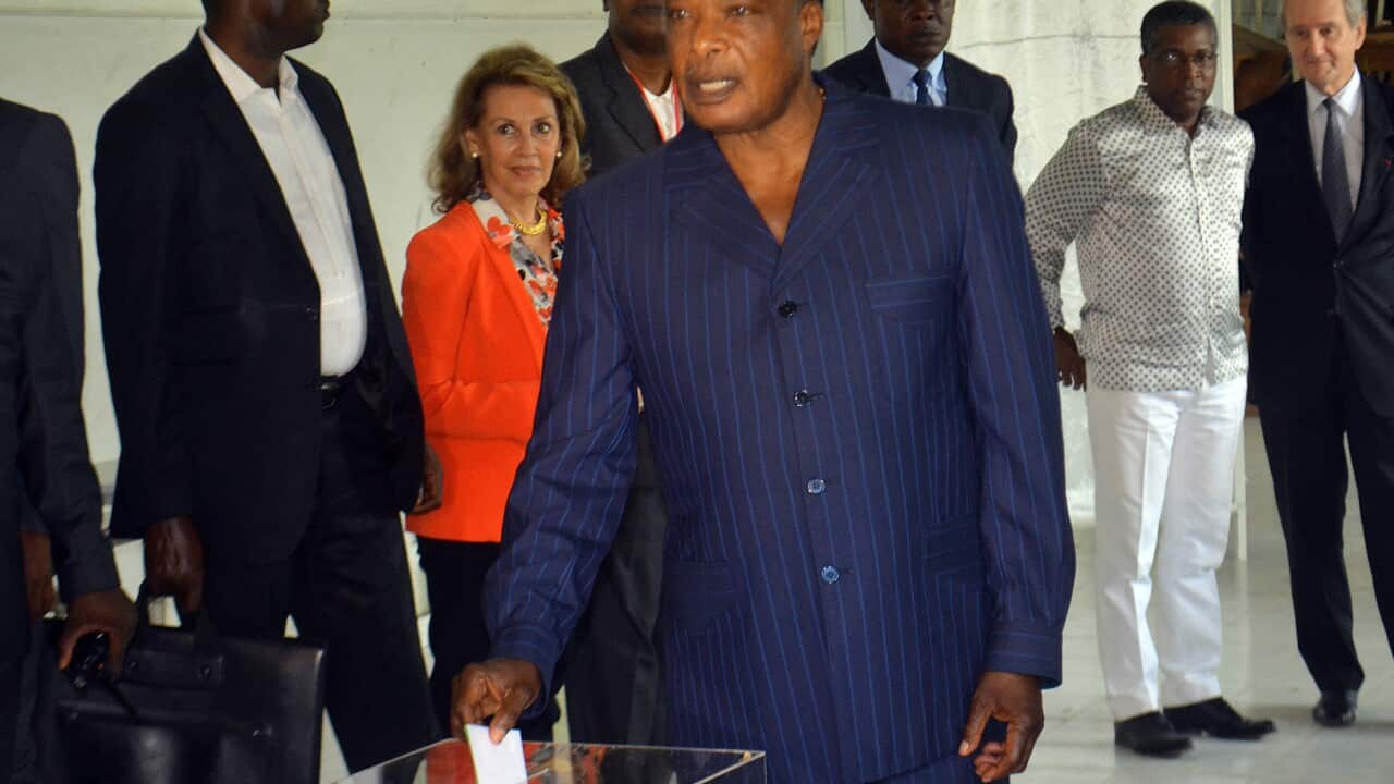 Congo incumbent President Denis Sassou N'Guesso