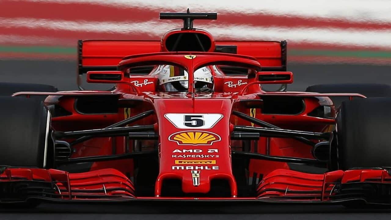 Ferrari driver Sebastian Vettel.