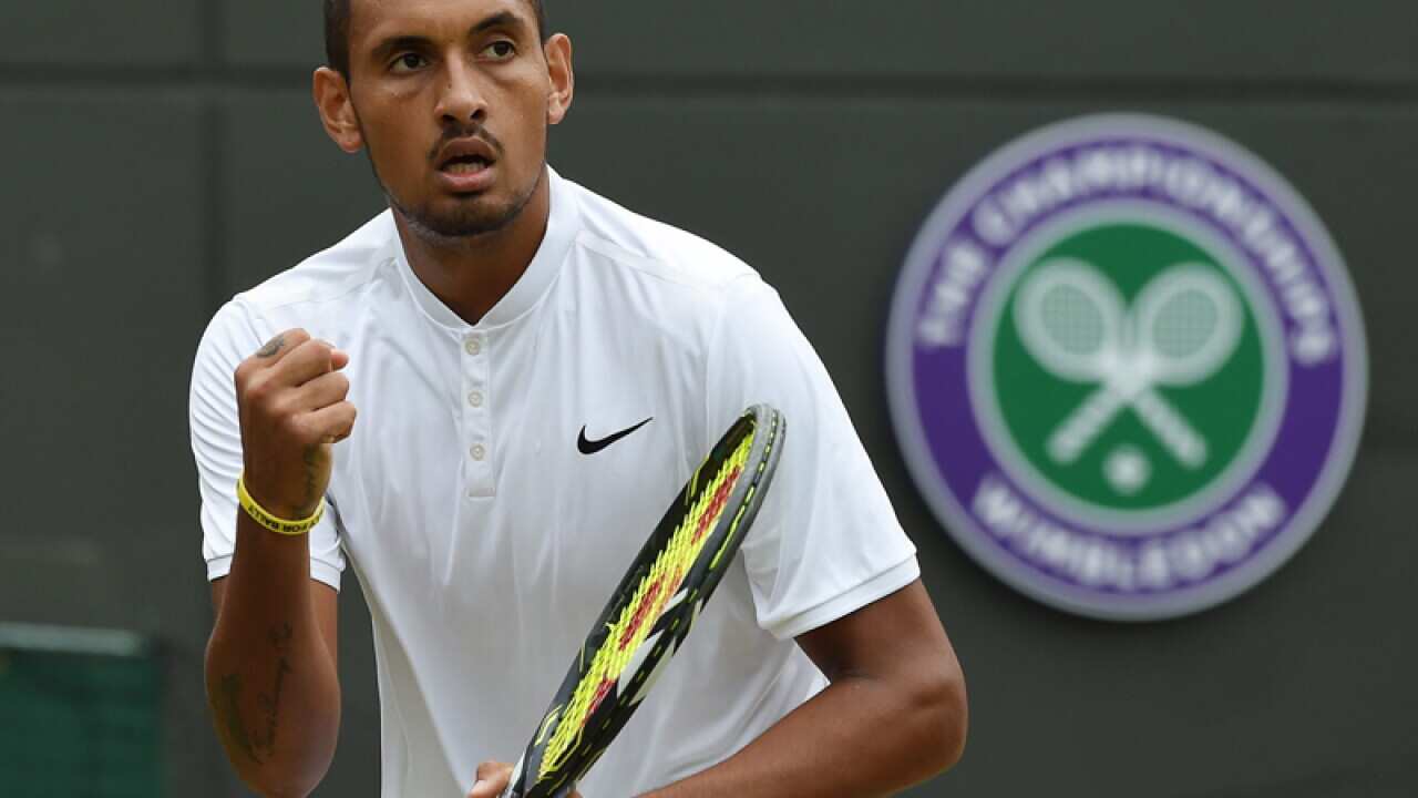 Nick Kyrgios of Australia