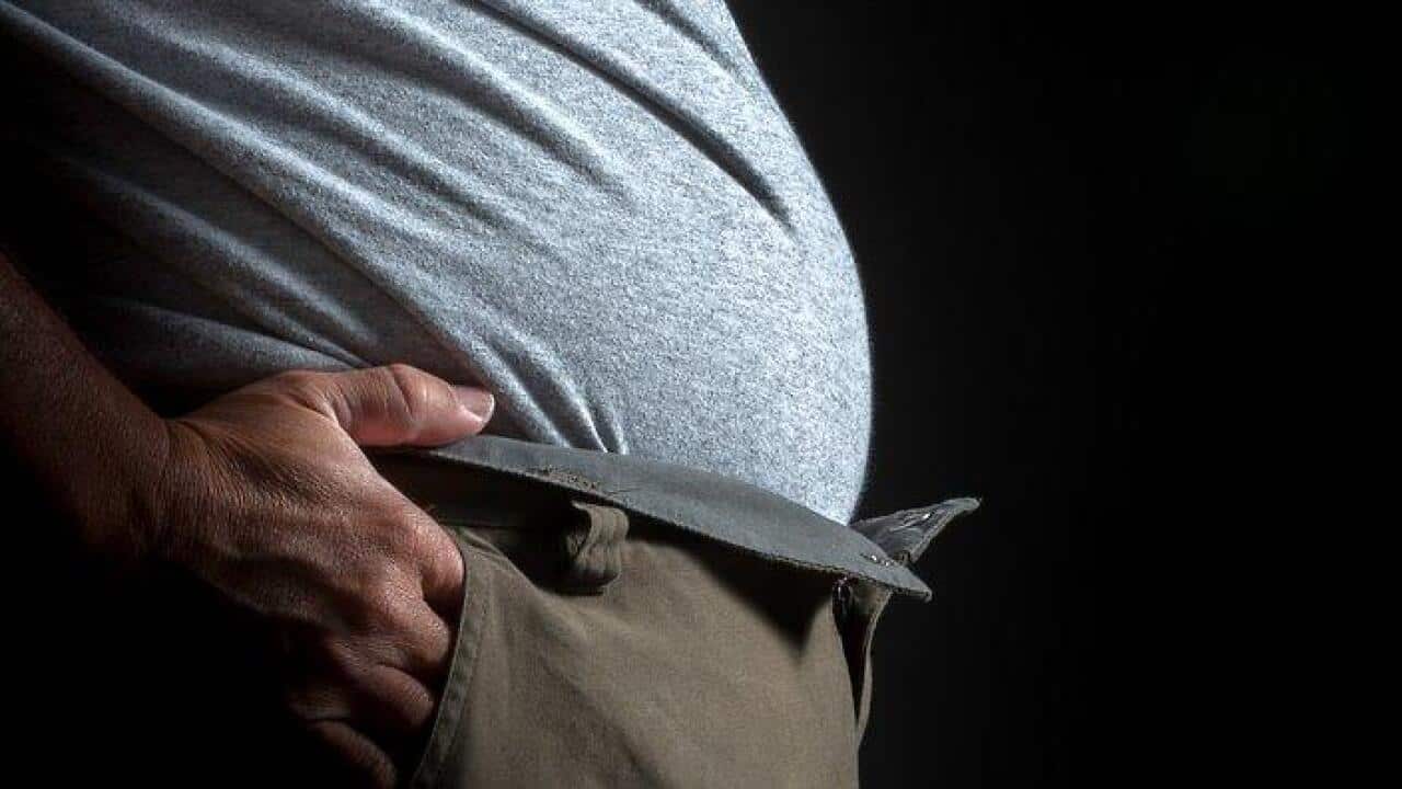 A man with a large waistline in Brisbane