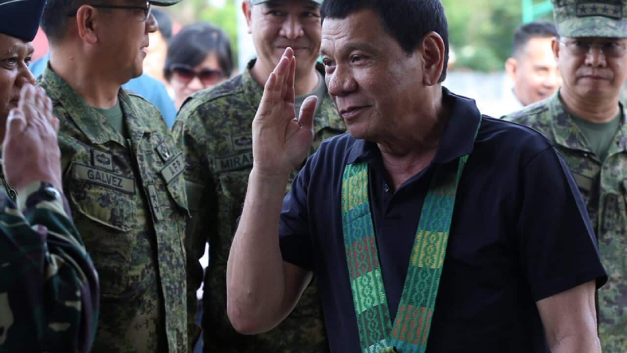 Filipino President Rodrigo Duterte