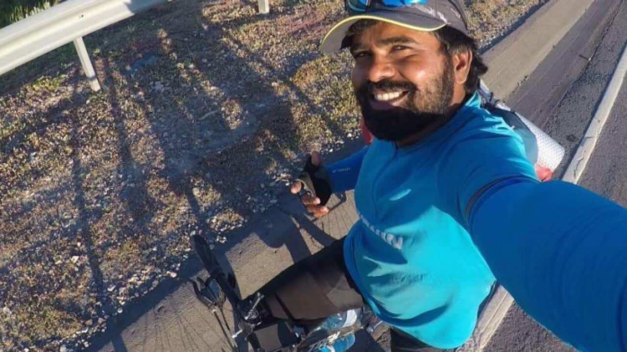 kerala to russia on cycle