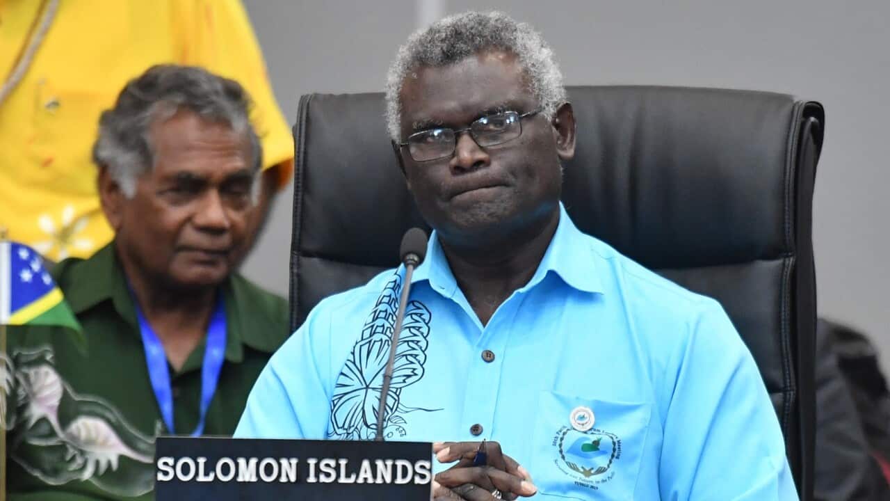 Solomon Islands Prime Minister Manasseh Sogavare