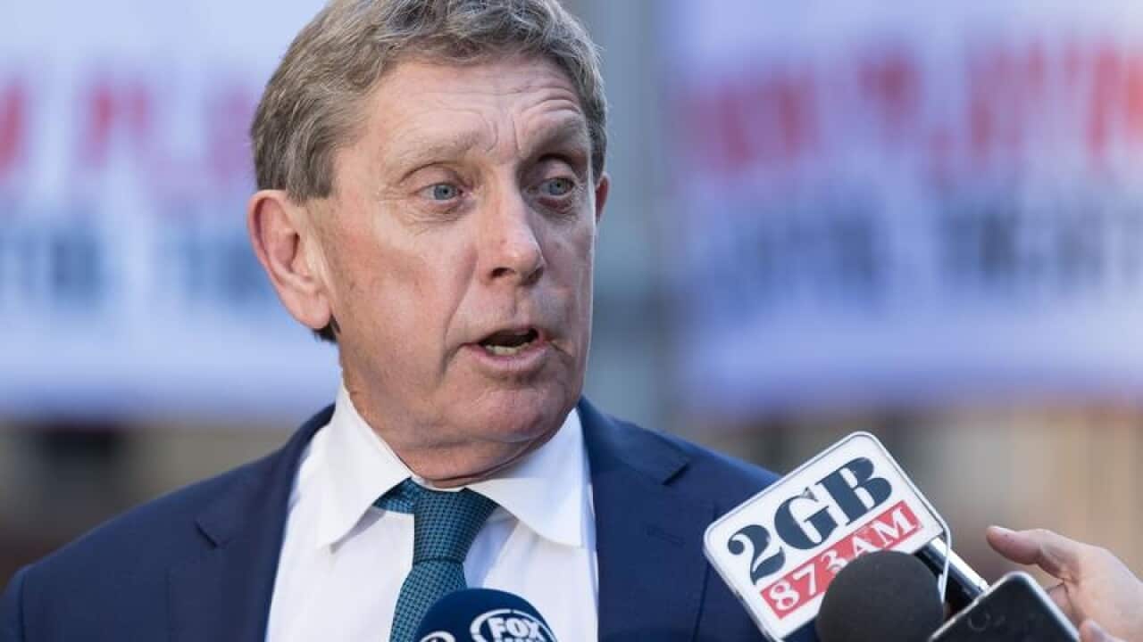 Lyall Gorman speaks during a press conference in Sydney.