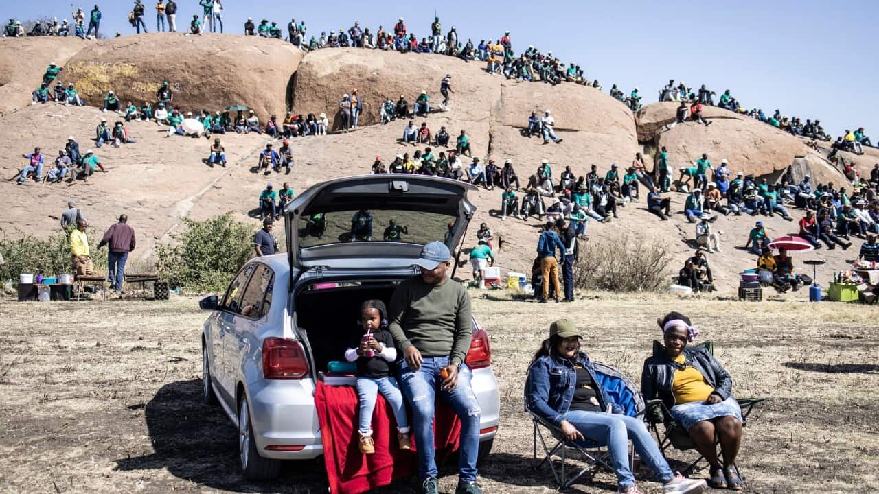 SAFRICA-MINING-LABOUR-MASSACRE-ANNIVERSARY