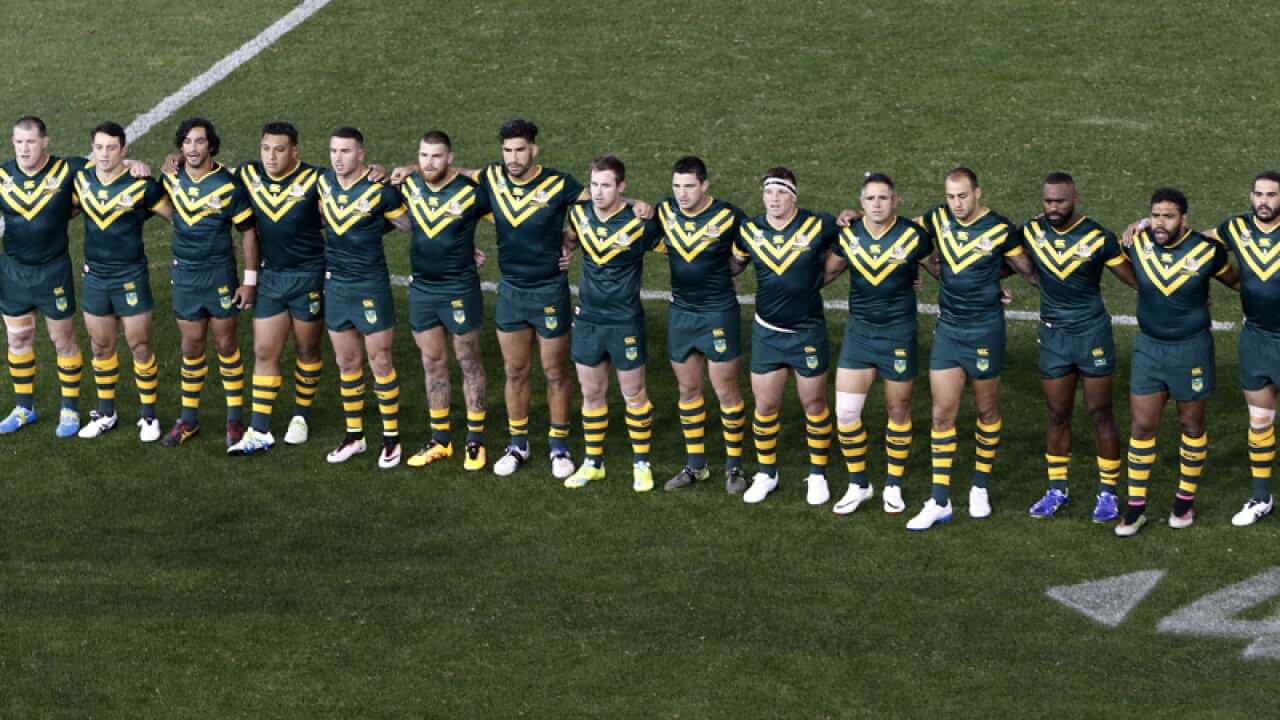 Members of the Australian national rugby league side