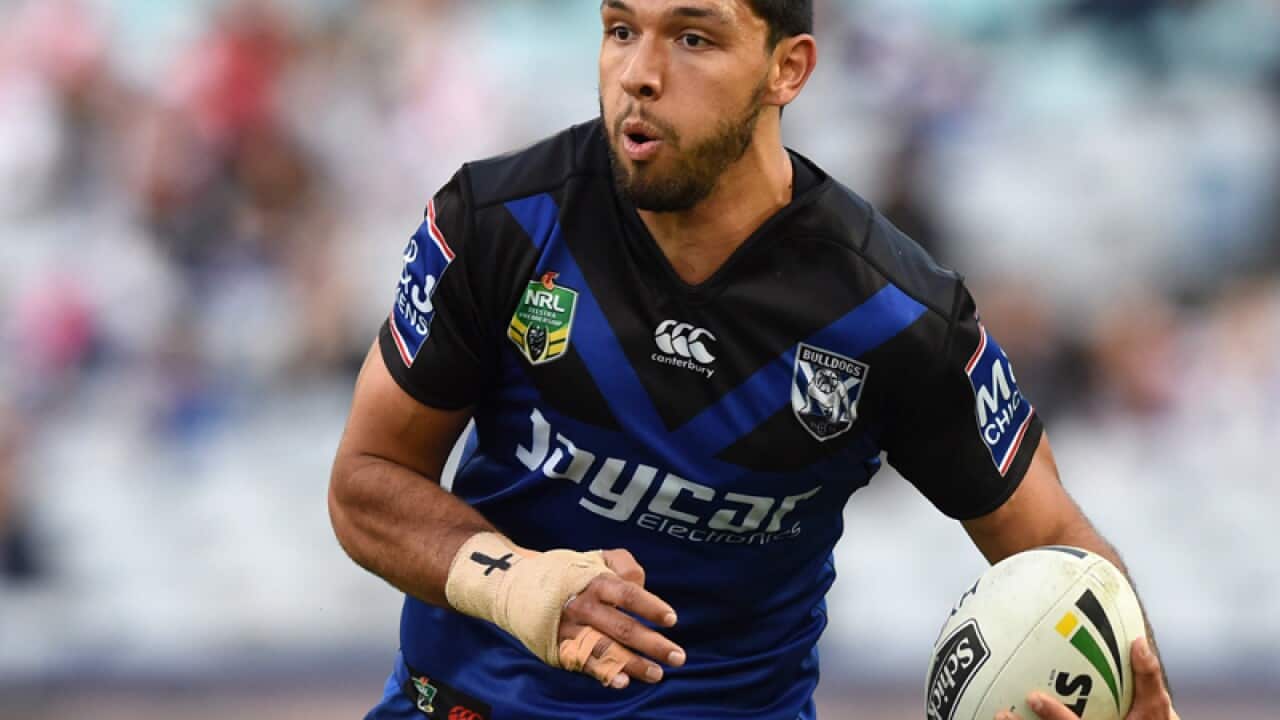 Curtis Rona of the Bulldogs