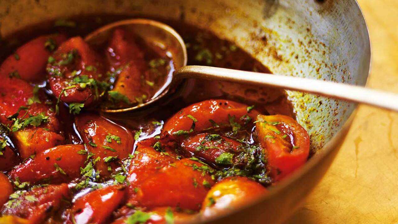 Sweet and sour tomatoes.