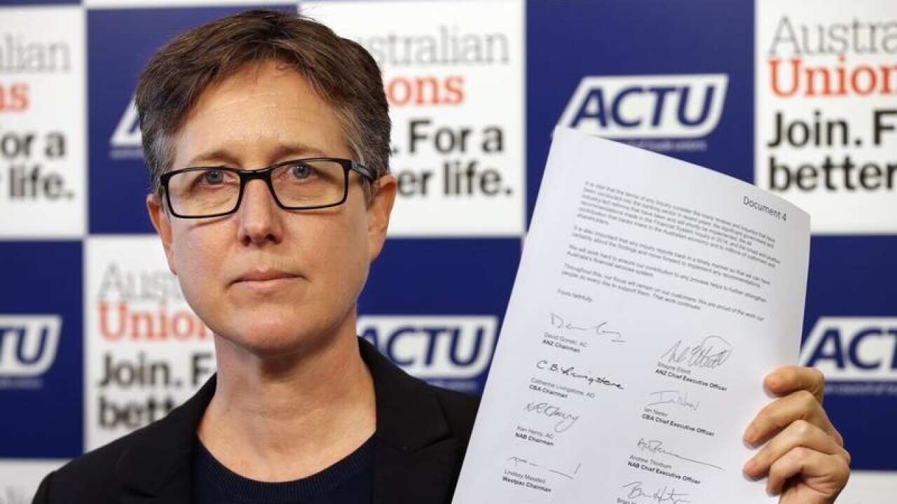 Australian Council of Trade Unions (ACTU) Secretary Sally McManus