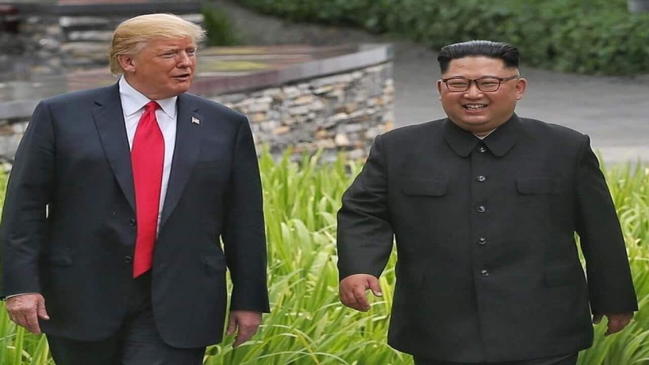 US President Donald Trump and North Korean leader Kim Jong-un.