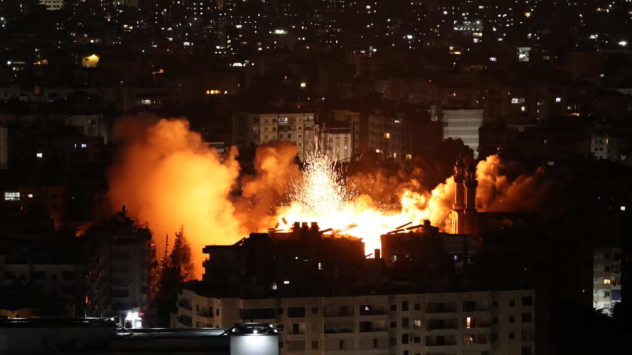 Israel carries out renewed airstrikes on southern Beirut neighborhood