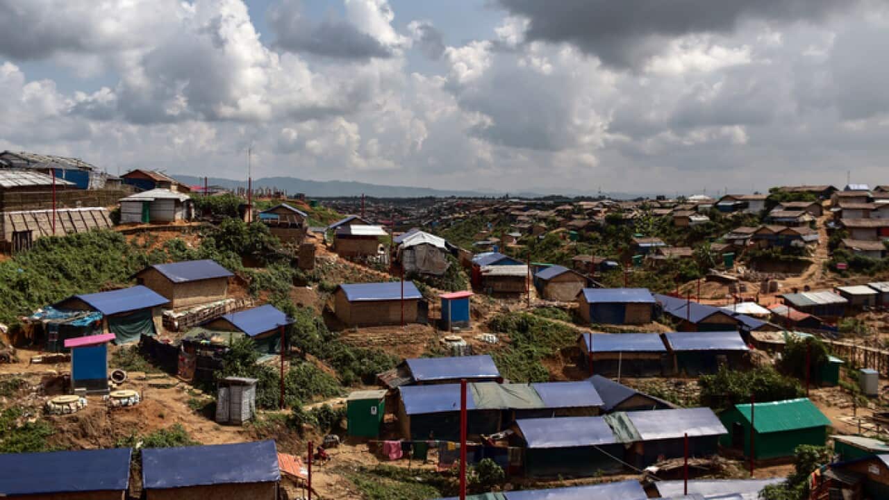 The Kutupalong camp in Cox's Bazar, Bangladesh