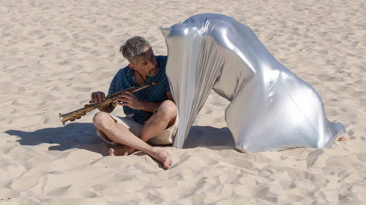 Lebende Skulpturen vom KOA Art Collective in Bondi