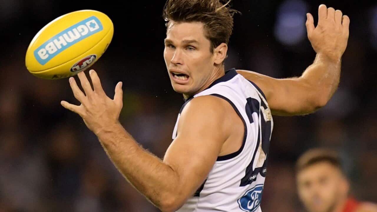 Geelong Cats player Tom Hawkins