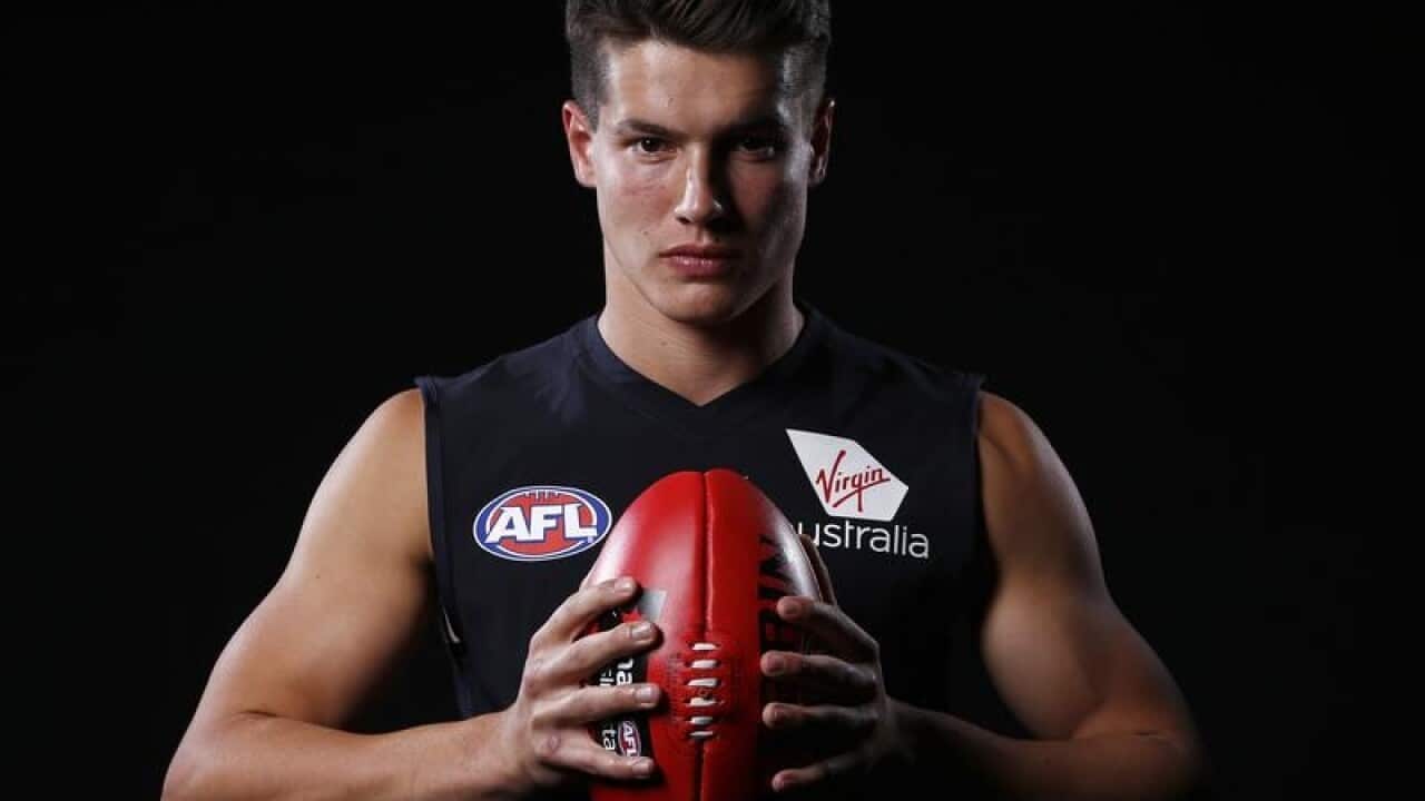 Liam Stocker of the Blues.