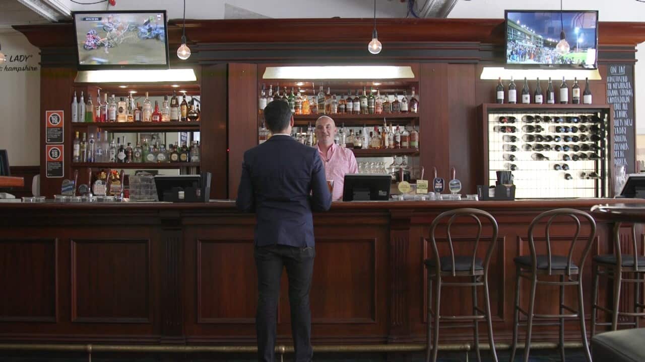 Paddy Coughlan, founder of Bourke St, with Ricardo Goncalves.